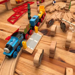 BRIO  木の線路セット トーマス列車あり お値下げ