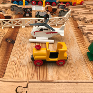 BRIO  木の線路セット トーマス列車あり お値下げの画像
