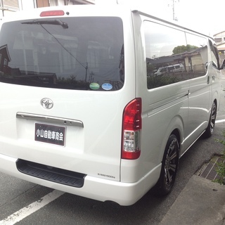 平成28年式 ハイエース スーパーGL ダークプライム 左右電動ドア 46300km ディーゼル3000ターボの画像