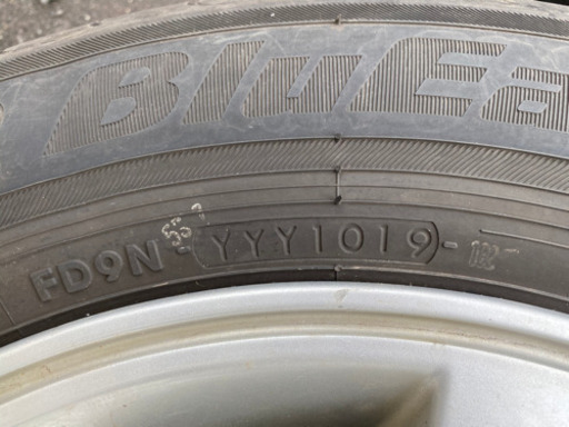 195/65R15 夏タイヤ　アルミ　セット　バリ山