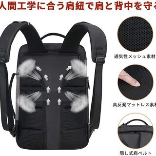 ビジネスリュック／3wayリュック／タウンリュック／PCバック／多機能バッグの画像