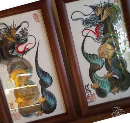 竜柄壁掛け