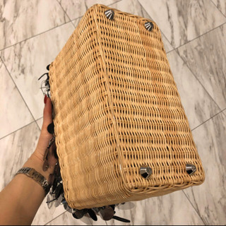 PRADA かごバッグ　プラダ　サマーバッグ　籠バッグ　カゴバッグの画像