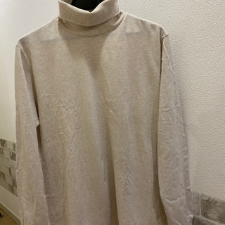 メンズタートルネック長袖シャツ未使用品