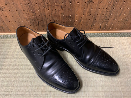 送料込　リーガル　ビジネスシューズ　メダリオン