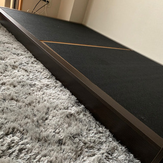 セミダブルベッド　フレームのみ　マットレスなしの画像