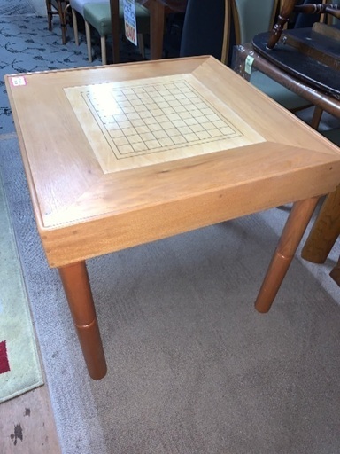 将棋　囲碁　両対応　高さ2段足調整　テーブル