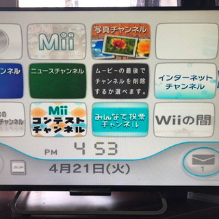 Wii本体&ソフト５本セットの画像