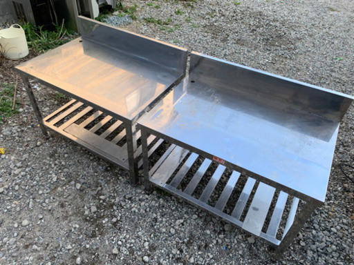 業務用　ステンレス製　作業台　2セット
