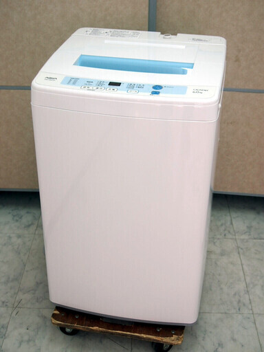 【52】 アクア  6kg 全自動洗濯機 AQW-S60C 立体循環ジェット水流 ☆2014年製