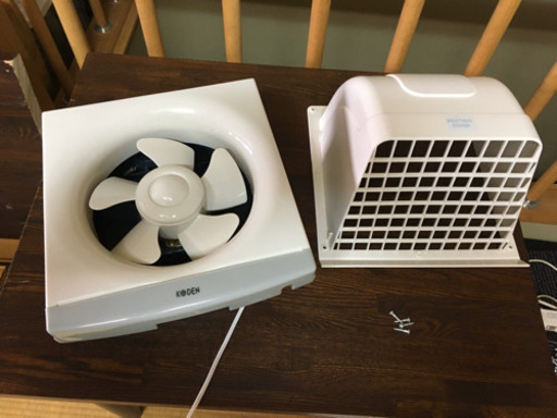 短期間使用！換気扇とフードのセット