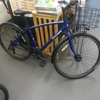 売り切れました【中古自転車】アルミ　シティクロス　7段変速　LEDオートライト　通勤通学に