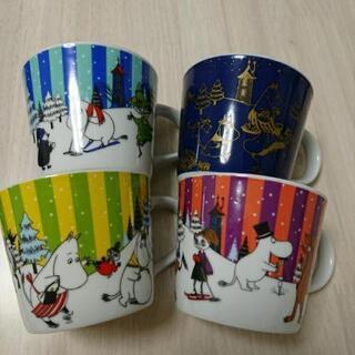 ムーミンコップ4個コンプリート