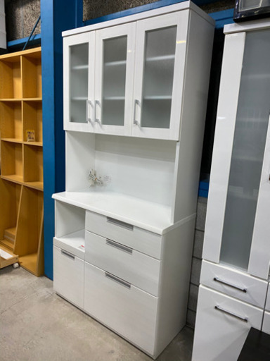 配送致します！ニトリ キッチンボード ダリア 100KB-WH