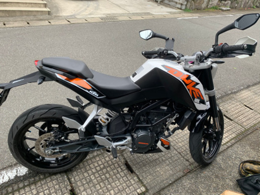 KTM duke125 インジェクション　ABSモデル　走行距離7500