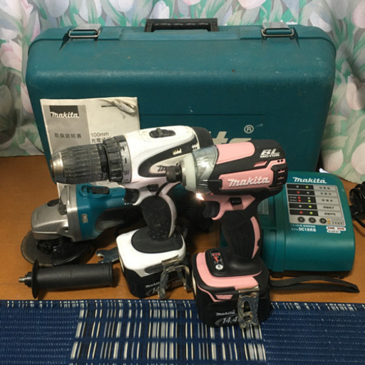 値下げ　マキタ　14.4V 電動工具セット　GA400 DF440 TD136