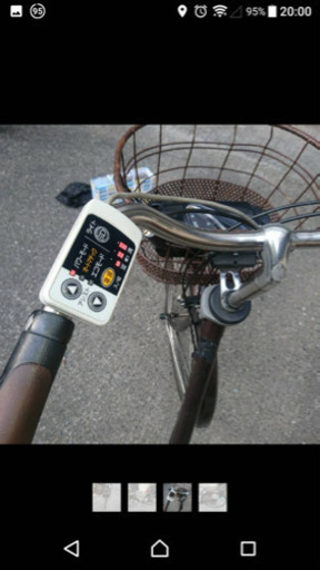 留学生の方必見‼パナソニック電動アシスト自転車 26インチ ブラウン電池２個付き