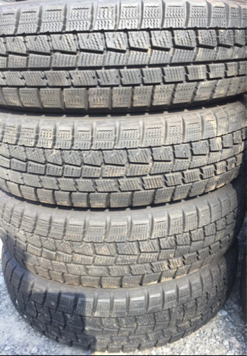 155/65R14 ダンロップ スタッドレスタイヤ 4本セット