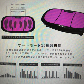 値下げ！3D振動マシンの画像