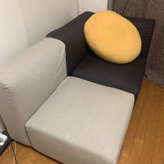 (お受け渡し先決定)【引取限定】無印良品　MUJI 　ソファ　ユ...