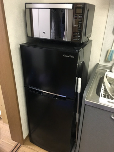 使用2ヶ月の冷蔵庫、洗濯機、電子レンジを売ります。