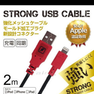 iPhone USBケーブル 定価3000円新品の画像