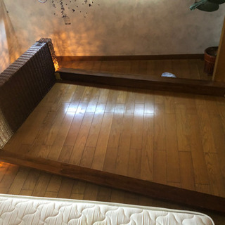 セミダブル　ベットフレームの画像