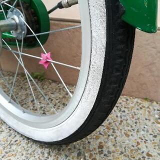 子供用自転車　18インチ　サイクルあさひ　CARG bambi グリーンの画像