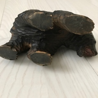 木彫りの熊（小ぶりサイズ）の画像