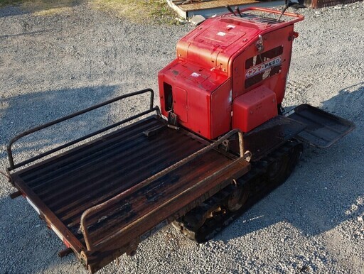 鹿児島発　　ディーゼルエンジンハーベスタ改造運搬車