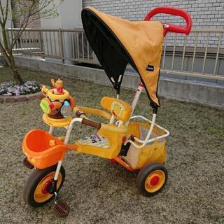 三輪車 くまのプーさん ポップンカーゴ