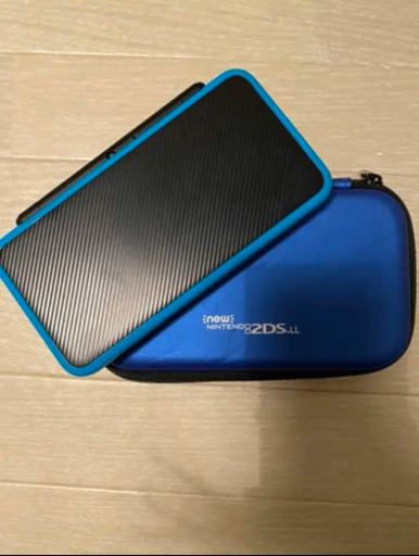 【動作確認済み】2DSLL new2dsll 本体ブラック×ターコイズ 中古
