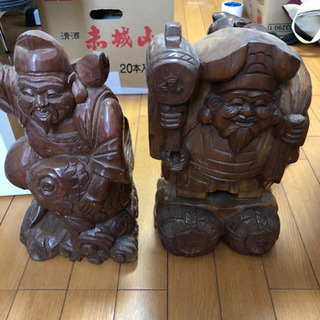 大黒様、恵比寿様の置物