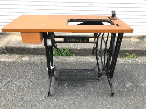 シンガーミシン台　アンティーク　作業台