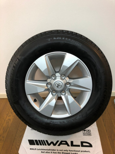 【値下げ】ランクルプラド純正　新車外し　４本