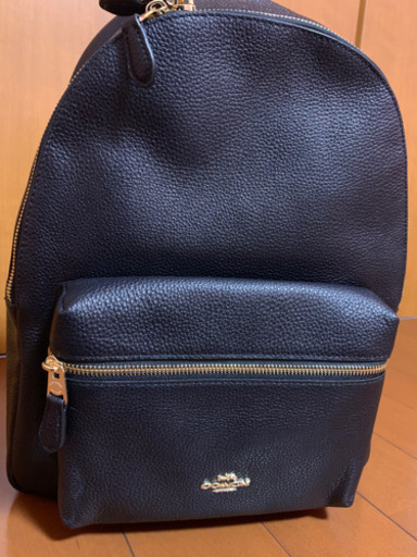 coach 黒リュック