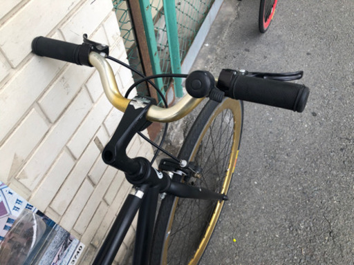 【中古車】700C ピストバイク ハンドル短め