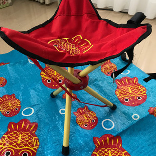 アウトドア折りたたみイスの画像