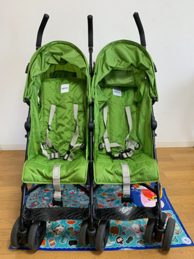 横型2人用ベビーカー 二人乗りベビーカー 双子 年子 兄弟