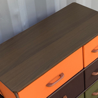 格安で！カラフルなチェスト◇収納◇小物入れ◇大4小4◇4段の画像