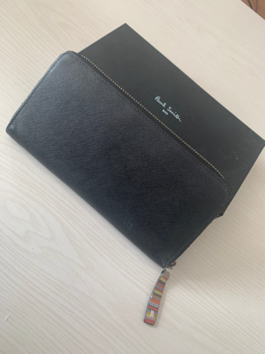ポールスミス　長財布　ブラック　定番　無地