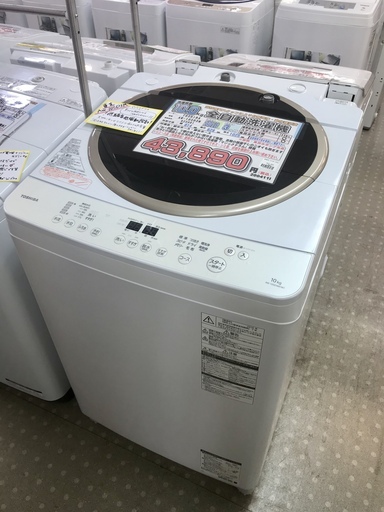 東芝  10kg マジックドラム全自動洗濯機 AW-10SD3M