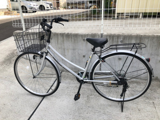 27インチ 6段変速 自転車 シティサイクル 