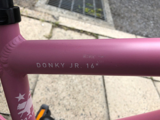 子供用自転車　Marin Donky Jr 16.マットピンク