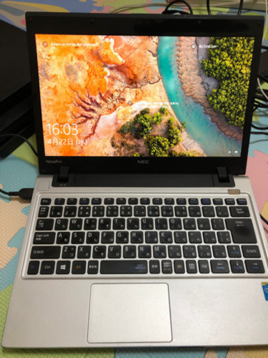 NEC VersaPro 13.3型ノートパソコン i5-四代　色ムラ有る