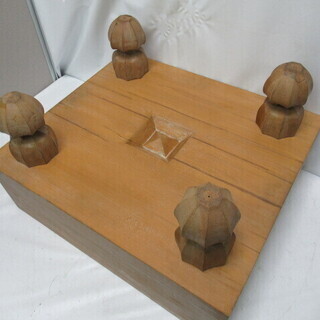 JKN1100/囲碁/脚付き/天然木/碁盤/中古品/の画像