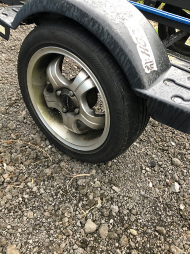 軽トレーラー　車検なし　書類あります