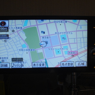 トヨタ純正ナビゲーション　NSCT-W61　中古の画像
