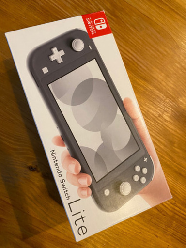 新品未使用！確認開封のみ！！Switch light グレー