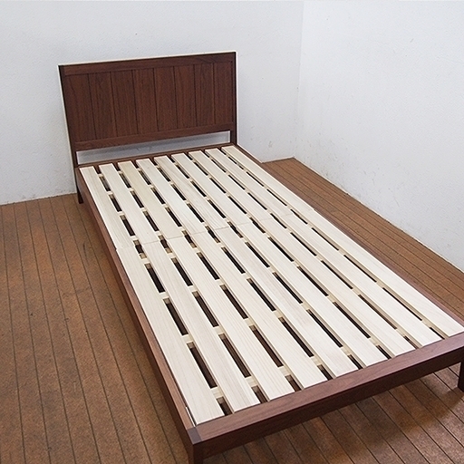 【極美品】高野木工 takano_mokkou トムソンベッド THOMSON BED ＆ dreambed ドリームベッド ドリーミー マットレス シングル (AA37)